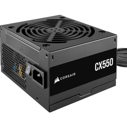 Corsair CX Series CX550 550W Μαύρο Τροφοδοτικό Υπολογιστή Full Wired 80 Plus Bronze