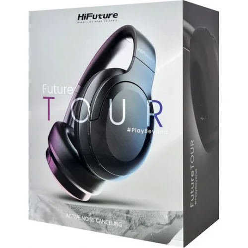 HiFuture Future Tour Ασύρματα / Ενσύρματα Over Ear Ακουστικά με 40 ώρες Λειτουργίας Μαύρα HiFuture Future Tour Ασύρματα / Ενσύρματα Over Ear Ακουστικά με 40 ώρες Λειτουργίας Μαύρα