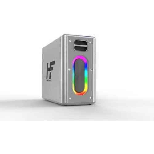 HiFuture Ηχείο με λειτουργία Karaoke Bt Speaker Musicbox σε Ασημί Χρώμα