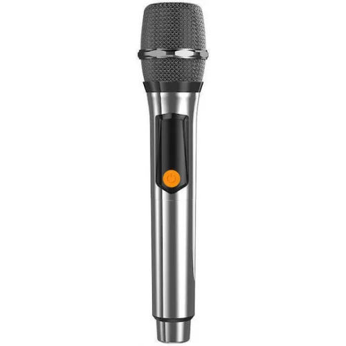 HiFuture Ηχείο με λειτουργία Karaoke Bt Speaker Musicbox σε Ασημί Χρώμα