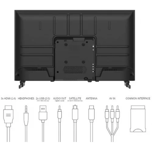 Thomson Τηλεόραση 32" HD Ready LED 32HD2S13 (2023)