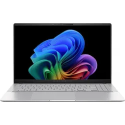 Asus Vivobook S 15 OLED S5507QA-MA001W 15.6" 120Hz (Snapdragon-X Elite X1E-78-100/32GB/1TB SSD/W11 Home) Cool Silver (GR Keyboard)