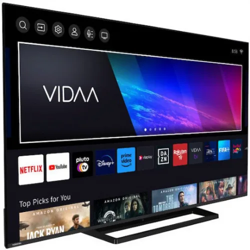 Toshiba Smart Τηλεόραση 43" 4K UHD QLED QV33 HDR (2024) 43QV3363DG