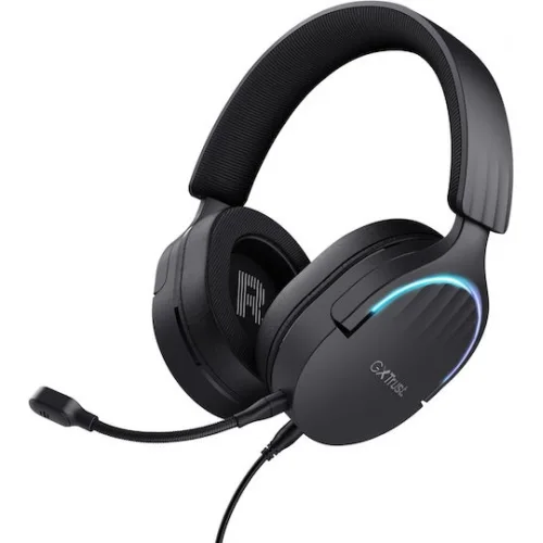 Trust GXT490 Fayzo Over Ear Gaming Headset με σύνδεση USB Black for PS4 / PS5