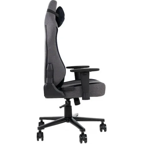 Monarch Gear Chaos Υφασμάτινη Καρέκλα Gaming με Ρυθμιζόμενα Μπράτσα Iron Gray