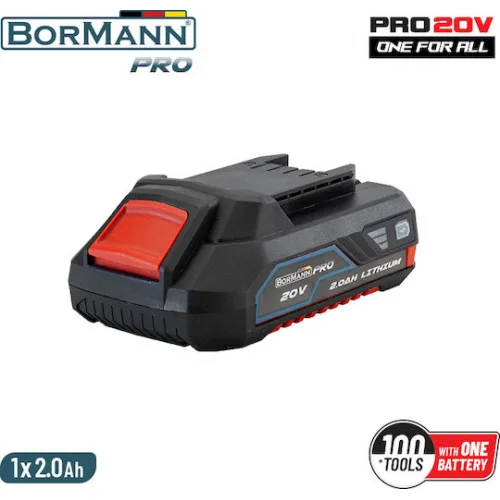 Bormann Pro Μπαταρία Εργαλείου Λιθίου 20V με Χωρητικότητα 2Ah BBP2002 Pro