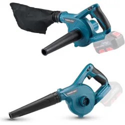 Bormann Pro BBP3700 Φυσητήρας / Απορροφητήρας Χειρός Μπαταρίας 20V Solo με Ρύθμιση Έντασης & Μέγιστη Ταχύτητα Αέρα 270km/h