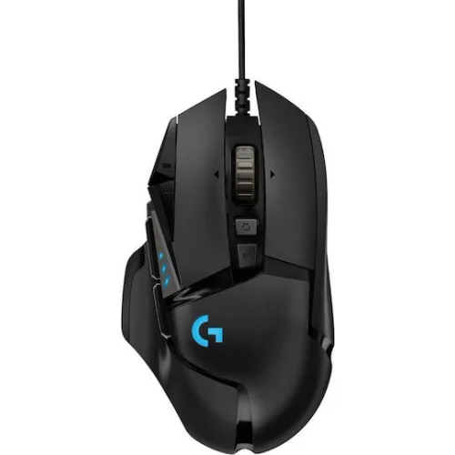 Logitech G502 Hero RGB Gaming Ποντίκι 16000 DPI Μαύρο