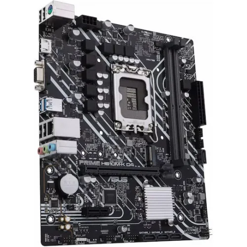 Asus Prime H610M-K D4 Motherboard Micro ATX με Intel 1700 Socket 90MB1A10-M0EAY0