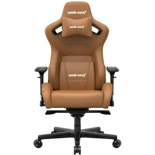 Anda Seat AD12XL Kaiser II Καρέκλα Gaming Δερματίνης με Ρυθμιζόμενα Μπράτσα Brown