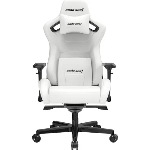Anda Seat AD12XL Kaiser II Καρέκλα Gaming Δερματίνης με Ρυθμιζόμενα Μπράτσα White