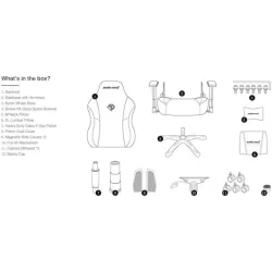 Anda Seat Phantom 3 Καρέκλα Gaming Δερματίνης με Ρυθμιζόμενα Μπράτσα Elegant Black