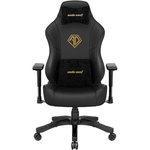 Anda Seat Phantom 3 Καρέκλα Gaming Δερματίνης με Ρυθμιζόμενα Μπράτσα Elegant Black