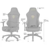 Anda Seat Phantom 3 Καρέκλα Gaming Δερματίνης με Ρυθμιζόμενα Μπράτσα Elegant Black