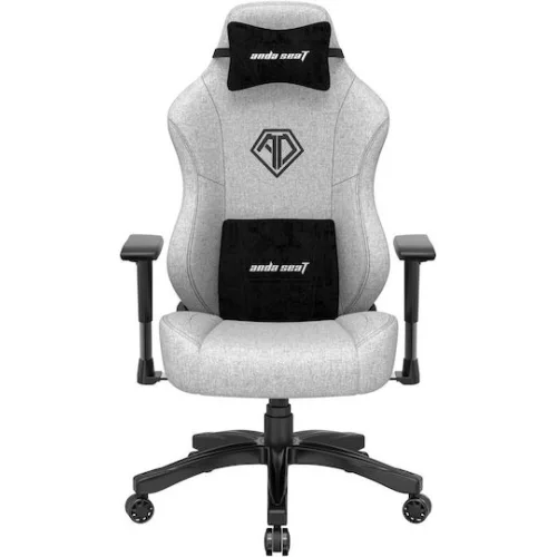 Anda Seat Phantom 3 Υφασμάτινη Καρέκλα Gaming με Ρυθμιζόμενα Μπράτσα Γκρι
