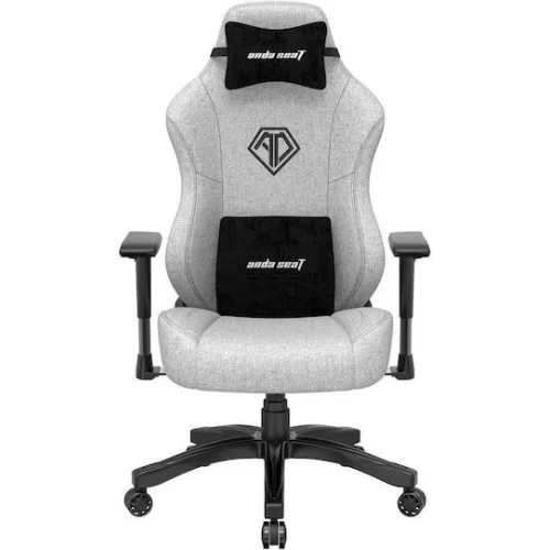 Anda Seat Phantom 3 Υφασμάτινη Καρέκλα Gaming με Ρυθμιζόμενα Μπράτσα Γκρι