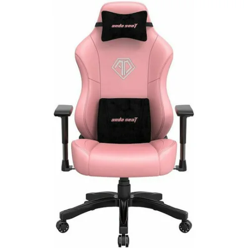 Anda Seat Phantom 3 Καρέκλα Gaming Δερματίνης με Ρυθμιζόμενα Μπράτσα Creamy Pink