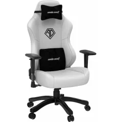 Anda Seat Phantom 3 Καρέκλα Gaming Δερματίνης με Ρυθμιζόμενα Μπράτσα Cloudy White
