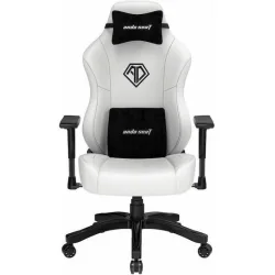Anda Seat Phantom 3 Καρέκλα Gaming Δερματίνης με Ρυθμιζόμενα Μπράτσα Cloudy White