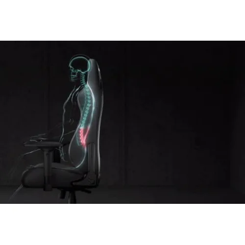 Anda Seat Phantom 3 Καρέκλα Gaming Δερματίνης με Ρυθμιζόμενα Μπράτσα Cloudy White