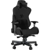 Anda Seat AD12XLLA T-Pro II Υφασμάτινη Καρέκλα Gaming με Ρυθμιζόμενα Μπράτσα Μαύρη