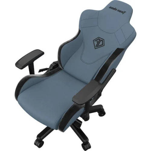 Anda Seat AD12XLLA T-Pro II Υφασμάτινη Καρέκλα Gaming με Ρυθμιζόμενα Μπράτσα Μαύρο/Μπλε