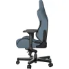 Anda Seat AD12XLLA T-Pro II Υφασμάτινη Καρέκλα Gaming με Ρυθμιζόμενα Μπράτσα Μαύρο/Μπλε