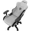 Anda Seat AD12XLLA T-Pro II Υφασμάτινη Καρέκλα Gaming με Ρυθμιζόμενα Μπράτσα Μαυρο/Γκρι