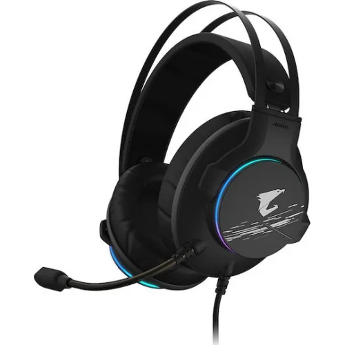 Gigabyte Aorus H1 Over Ear Gaming Headset με σύνδεση USB Gigabyte Aorus H1 Over Ear Gaming Headset με σύνδεση USB