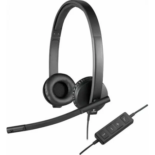 Logitech H570e Stereo On Ear Multimedia Ακουστικά με μικροφωνο και σύνδεση USB Logitech H570e Stereo On Ear Multimedia Ακουστικά με μικροφωνο και σύνδεση USB