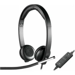 Logitech H650e On Ear Multimedia Ακουστικά με μικροφωνο και σύνδεση USB
