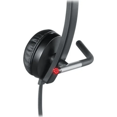 Logitech H650e On Ear Multimedia Ακουστικά με μικροφωνο και σύνδεση USB