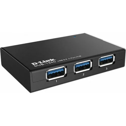 D-Link USB 3.0 Hub 4 Θυρών με σύνδεση USB-A και Εξωτερική Παροχή Ρεύματος D-Link USB 3.0 Hub 4 Θυρών με σύνδεση USB-A και Εξωτερική Παροχή Ρεύματος