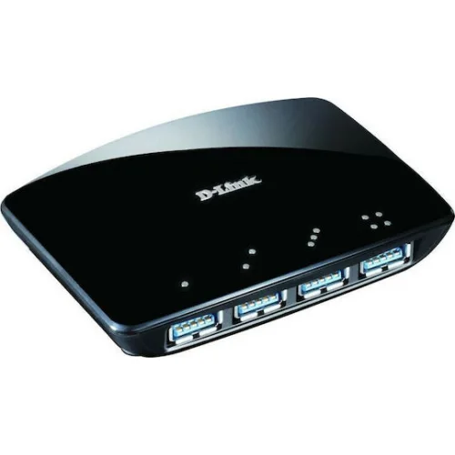 D-Link USB 3.0 Hub 4 Θυρών με σύνδεση USB-A και Εξωτερική Παροχή Ρεύματος D-Link USB 3.0 Hub 4 Θυρών με σύνδεση USB-A και Εξωτερική Παροχή Ρεύματος