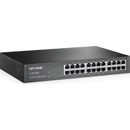 TP-LINK TL-SF1024D v3 Unmanaged L2 Switch με 24 Θύρες Ethernet