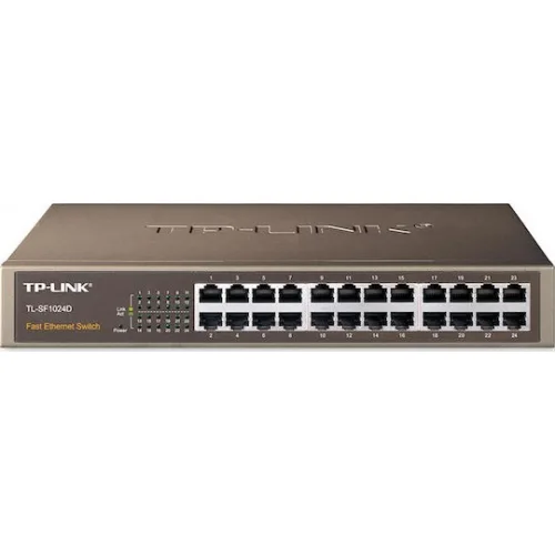 TP-LINK TL-SF1024D v3 Unmanaged L2 Switch με 24 Θύρες Ethernet