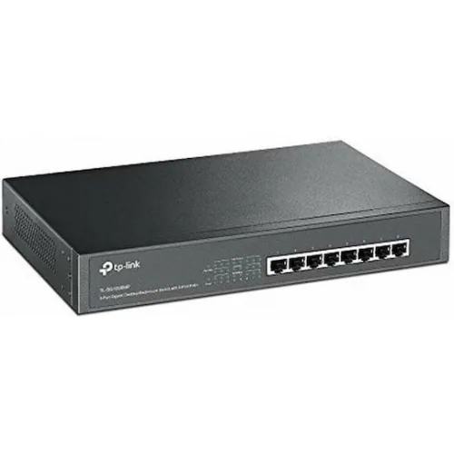 TP-LINK TL-SG1008MP v4 Unmanaged L2 PoE+ Switch με 8 Θύρες Gigabit (1Gbps) Ethernet και 8 SFP Θύρες