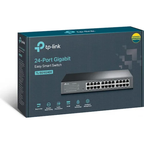 TP-LINK TL-SG1024DE v2 Managed L2 Switch με 24 Θύρες Ethernet