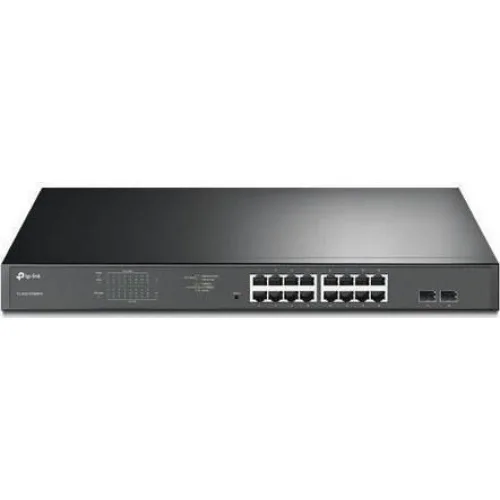 TP-LINK TL-SG1218MPE v1 Managed L2 PoE+ Switch με 16 Θύρες Gigabit (1Gbps) Ethernet και 2 SFP Θύρες