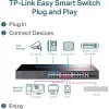 TP-LINK TL-SG1428PE v2 Managed L2 PoE+ Switch με 26 Θύρες Gigabit (1Gbps) Ethernet και 2 SFP Θύρες