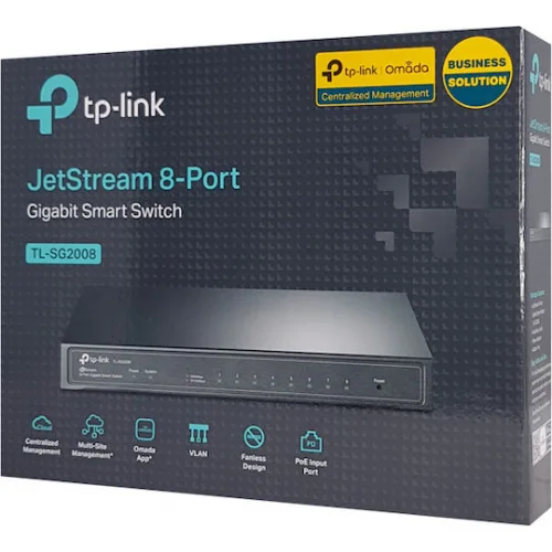 TP-LINK TL-SG2008 v3 Unmanaged L2 Switch με 8 Θύρες Ethernet