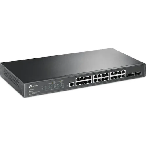 TP-LINK TL-SG3428 v1 Managed L2 Switch με 24 Θύρες Gigabit (1Gbps) Ethernet και 4 SFP Θύρες
