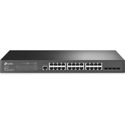 TP-LINK TL-SG3428 v1 Managed L2 Switch με 24 Θύρες Gigabit (1Gbps) Ethernet και 4 SFP Θύρες