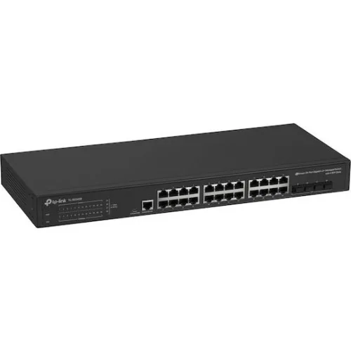 TP-LINK TL-SG3428 v1 Managed L2 Switch με 24 Θύρες Gigabit (1Gbps) Ethernet και 4 SFP Θύρες