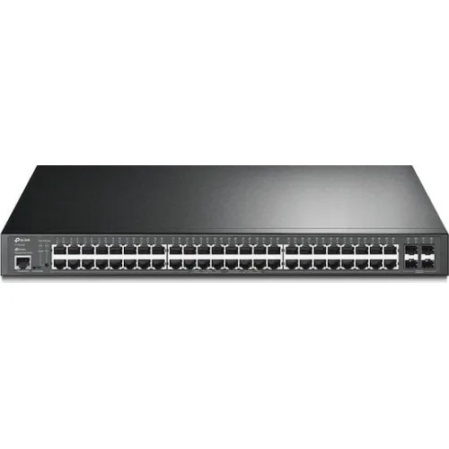 TP-LINK TL-SG3452P v1 Managed L2 PoE+ Switch με 48 Θύρες Gigabit (1Gbps) Ethernet και 4 SFP Θύρες