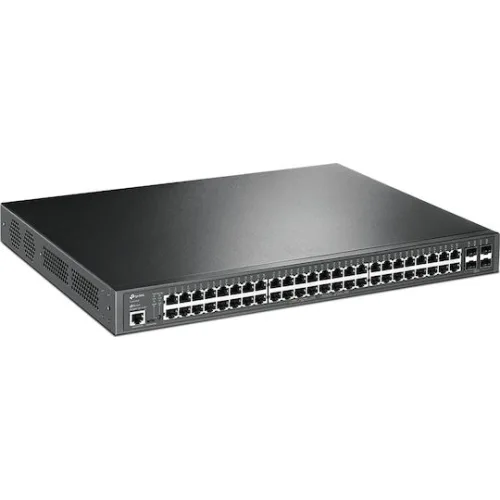 TP-LINK TL-SG3452P v1 Managed L2 PoE+ Switch με 48 Θύρες Gigabit (1Gbps) Ethernet και 4 SFP Θύρες