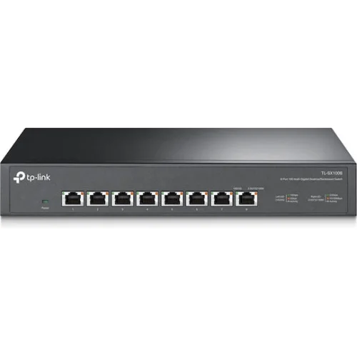 TP-LINK TL-SX1008 v1 Unmanaged L2 Switch με 8 Θύρες Gigabit (10Gbps) Ethernet