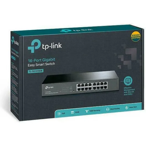TP-LINK TL-SG1016DE v3 Unmanaged L2 Switch με 16 Θύρες Ethernet