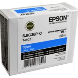 Epson T44C2 Γνήσιο Μελάνι Εκτυπωτή InkJet Κυανό (C13T44C240)
