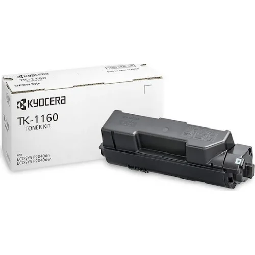 Kyocera TK-1160 Γνήσιο Toner Laser Εκτυπωτή Μαύρο 7200 Σελίδων (1T02RY0NL0)